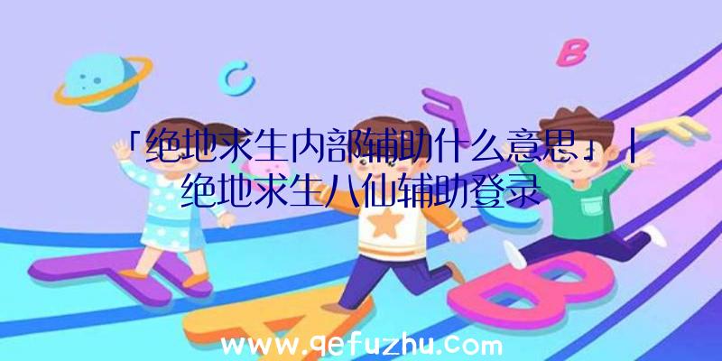 「绝地求生内部辅助什么意思」|绝地求生八仙辅助登录